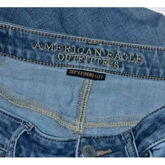 American Eagle Mens 360 Degree Extreme Flex Blue Slim Jeans 29x30 - Picture 5 of 8